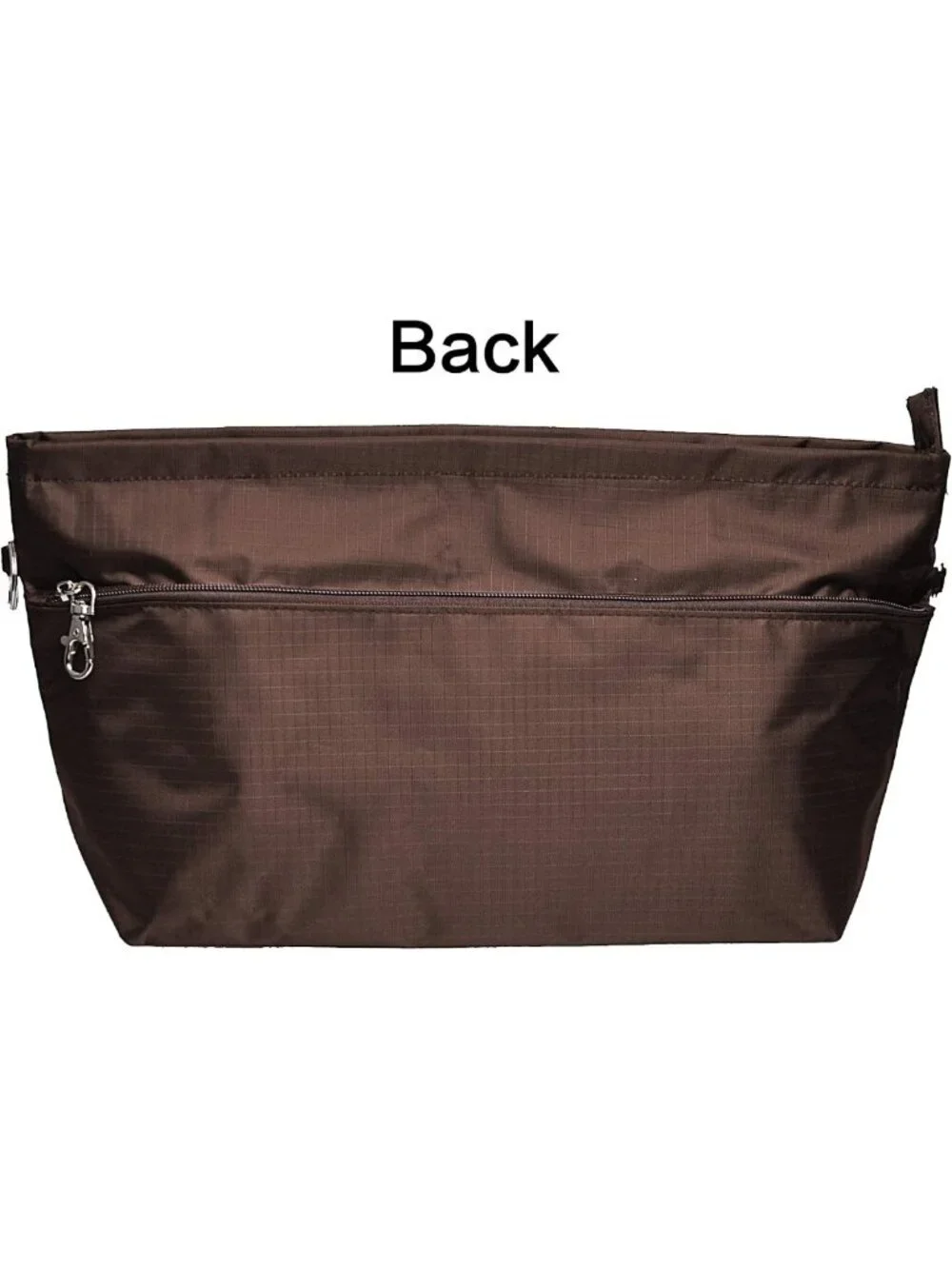 Versatile Tote Handbag Organizer Insert with Zipper Closure, 11 Pockets